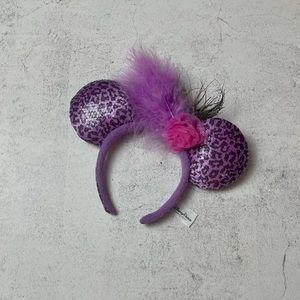 Disney Parks Metallic Cheetah Purple Ears